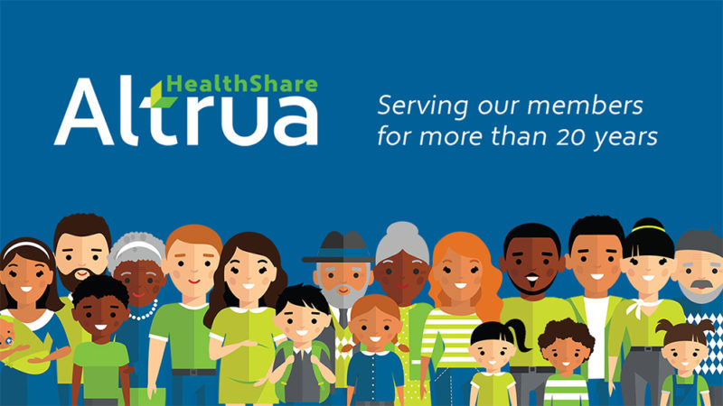 Altrua healthshare ministry health insurance members plans pricing